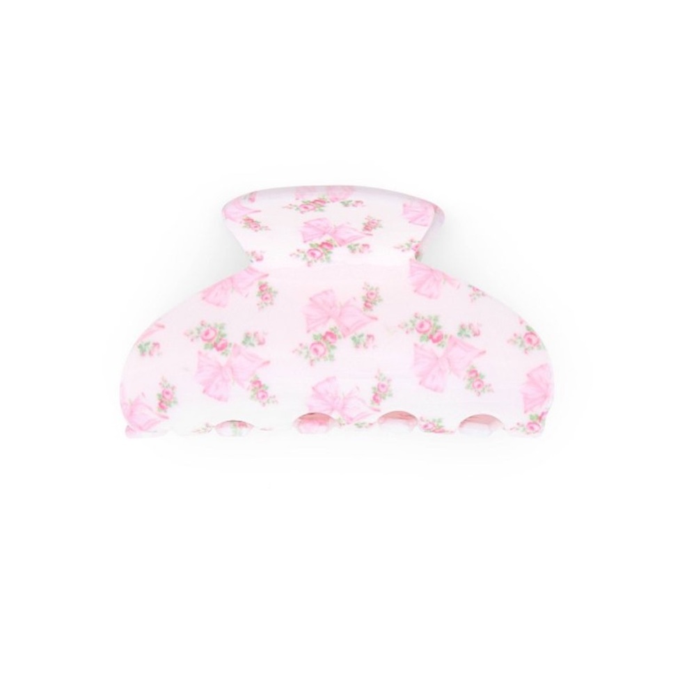 LoveShackFancy X Goody Pink Small bow Claw hair Clip - Picture 5 of 16
